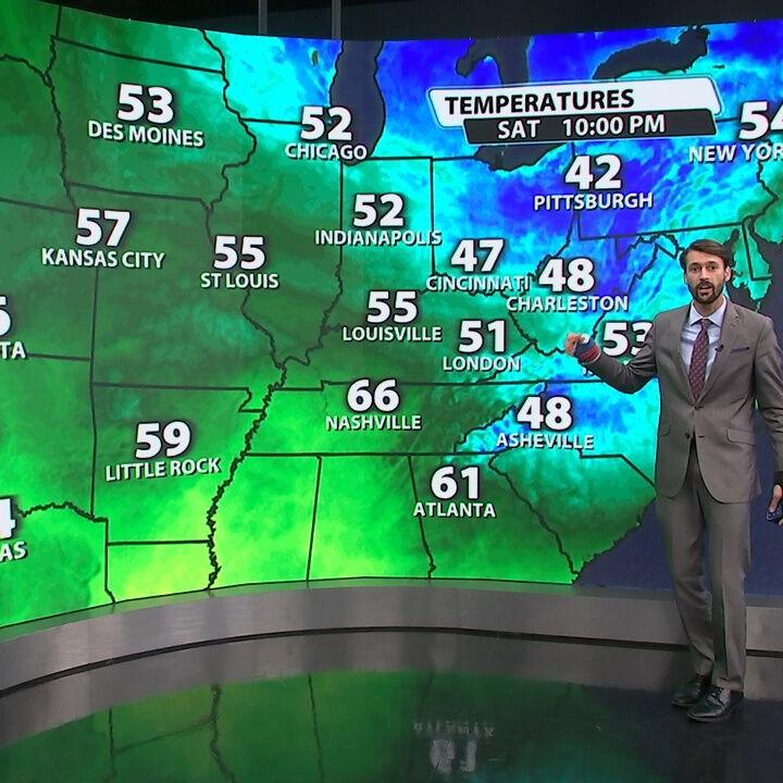 Matthew Wine's Saturday night forecast